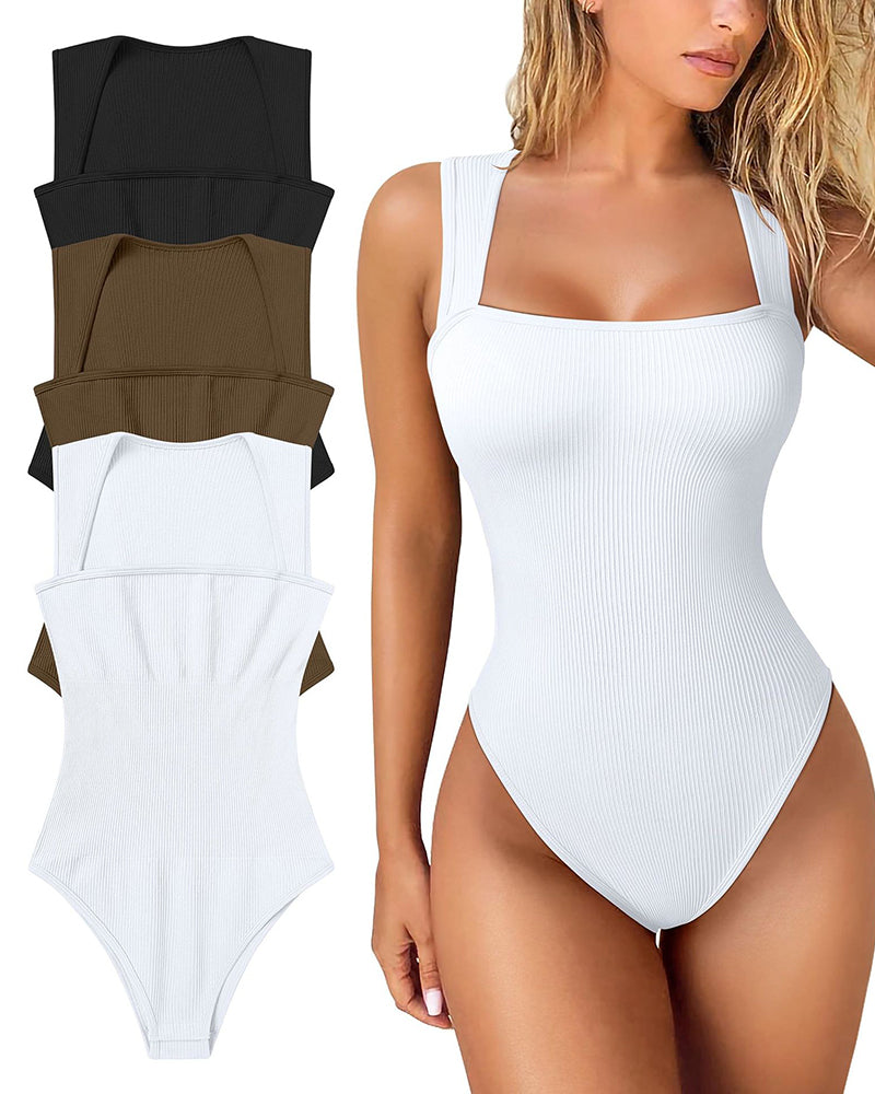 Damen Body Shaper figurformend | Atmungsaktiver Shapewear-Body mit Bauchkontrolle, Kompression &amp; verstellbaren Trägern