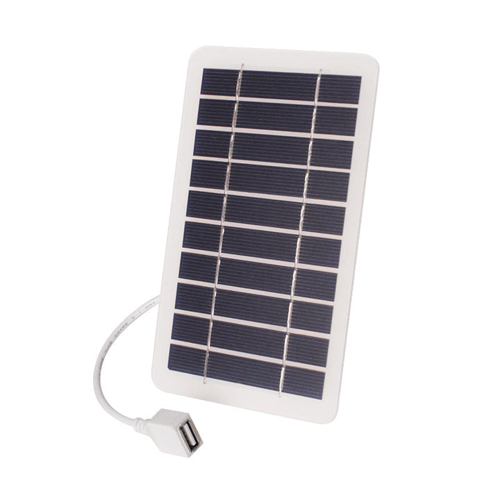 Kompaktes Solarpanel 2W 5V | Für Camping &amp; Notfall | Unterwegs Geräte nachladen | Leicht &amp; tragbar
