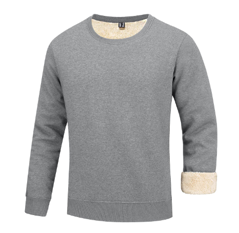 Herren Baumwollpullover Langarm | Lässiger Pullover mit regulärer Passform und atmungsaktivem Tragegefühl für Herbst und Winter