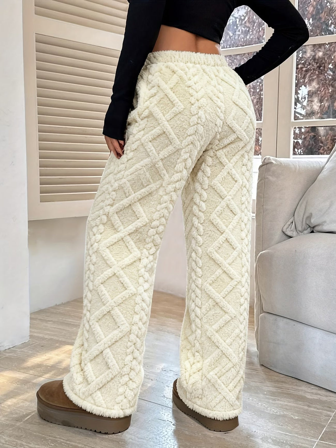 Winterhose | Warme Thermohose mit Sherpa-Fleece für kalte Wintertage