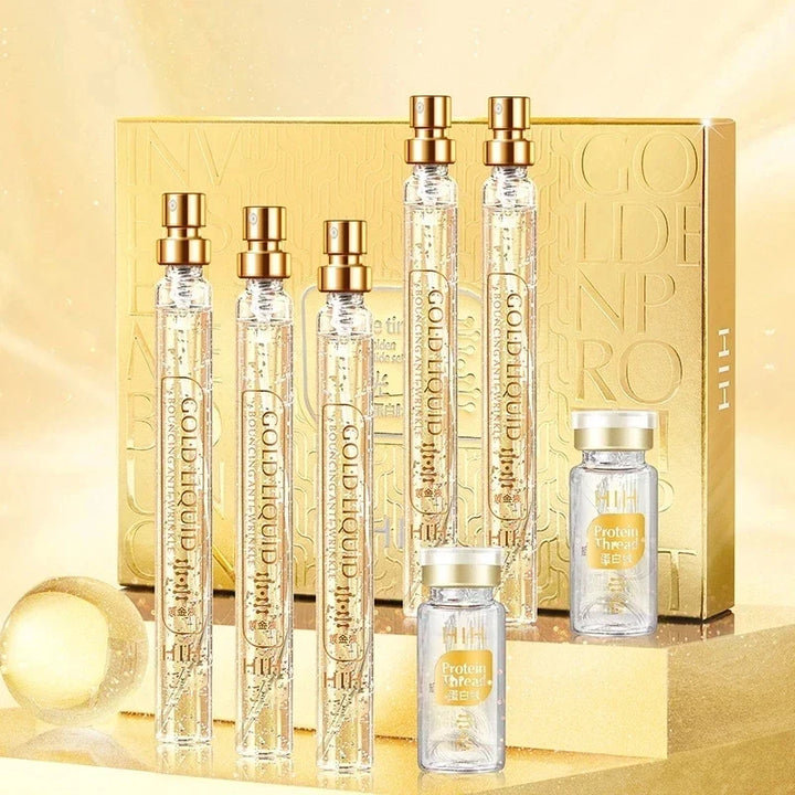 Collagen protein threads for face | Instant glow &amp; care essence | For plumper-looking skin &amp; smoother complexion, Korean-inspired