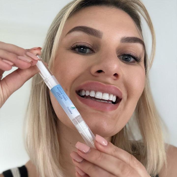 Teeth whitening kit for home &amp; travel | Reduces stains from coffee, tea &amp; more | Gentle on enamel | For a brighter smile
