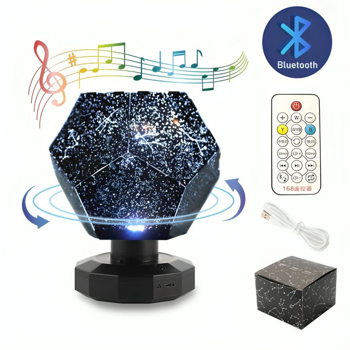 Proiettore LED cielo stellato | controllo musica Bluetooth | 3 colori e telecomando