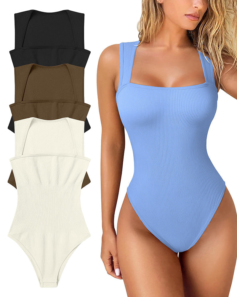 Damen Body Shaper figurformend | Atmungsaktiver Shapewear-Body mit Bauchkontrolle, Kompression &amp; verstellbaren Trägern