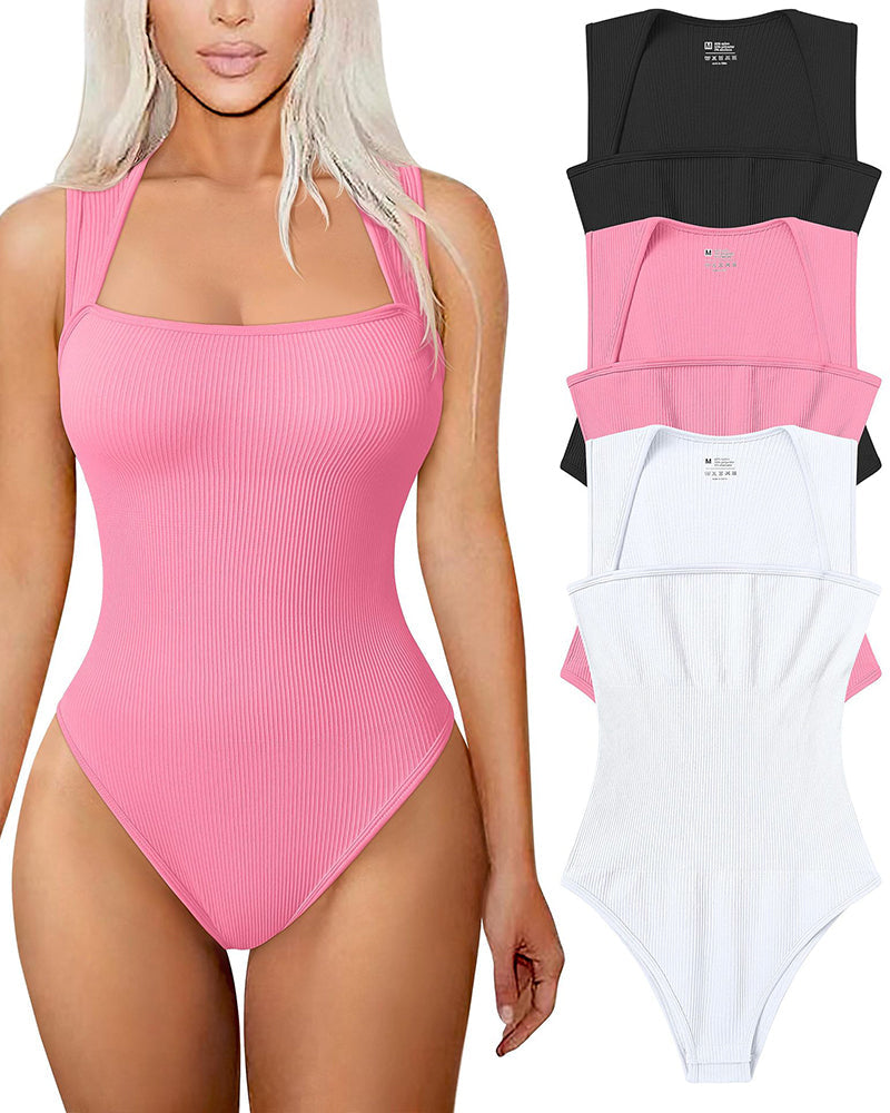 Damen Body Shaper figurformend | Atmungsaktiver Shapewear-Body mit Bauchkontrolle, Kompression &amp; verstellbaren Trägern