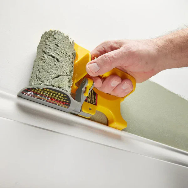Outil rouleau à peinture pour bords nets | Protège cadres et plinthes sans ruban | Peinture rapide autour des fenêtres, portes et coins