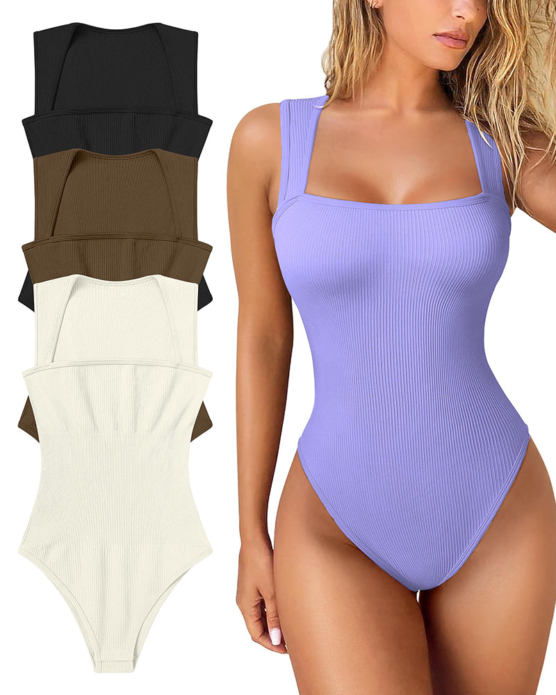 Damen Body Shaper figurformend | Atmungsaktiver Shapewear-Body mit Bauchkontrolle, Kompression &amp; verstellbaren Trägern