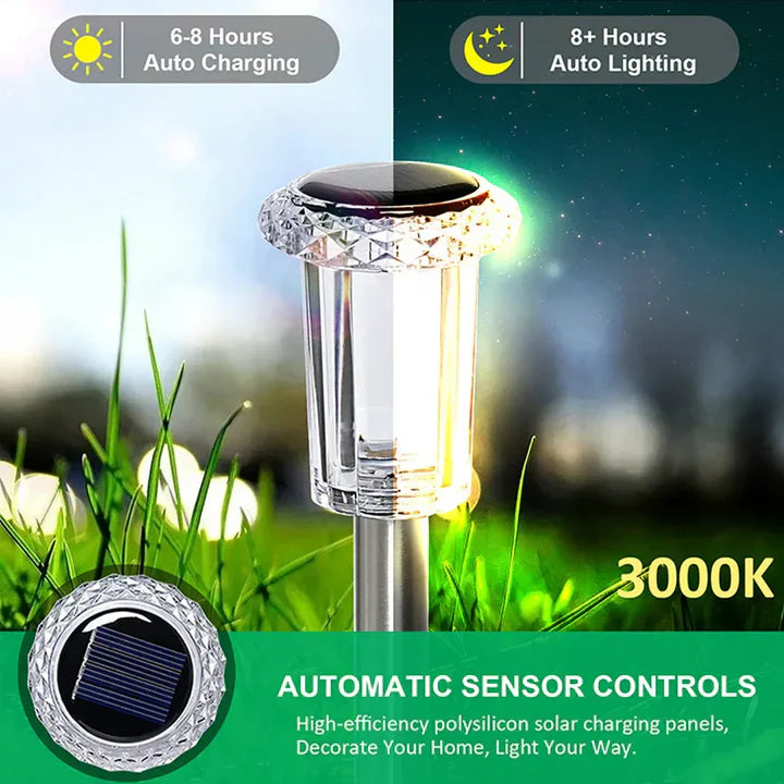 Lampe solaire de jardin SonnenGlühen™ pour extérieur (1 + 1 gratuit)