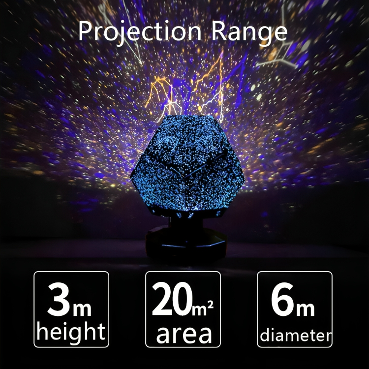 Proiettore LED cielo stellato | controllo musica Bluetooth | 3 colori e telecomando