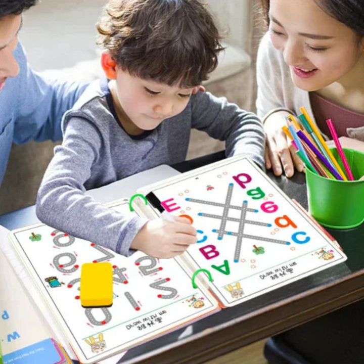 Montessori Zeichen- &amp; Lernset | Kreativ &amp; Pädagogisch | Förderung der Motorik &amp; Farberkennung