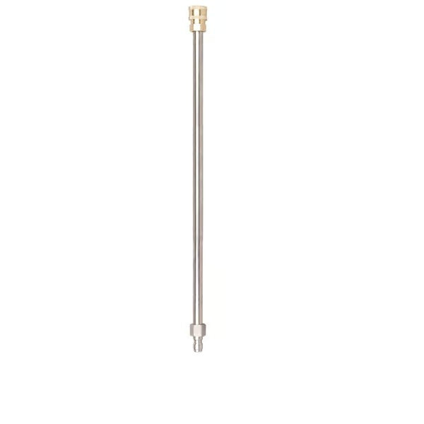 Teleskop-Hochdrucklanze 7,3 m Reichweite | Messing &amp; Edelstahl bis 4000 PSI/140°C | 0–40° Düsen farbcodiert + 10 O-Ringe