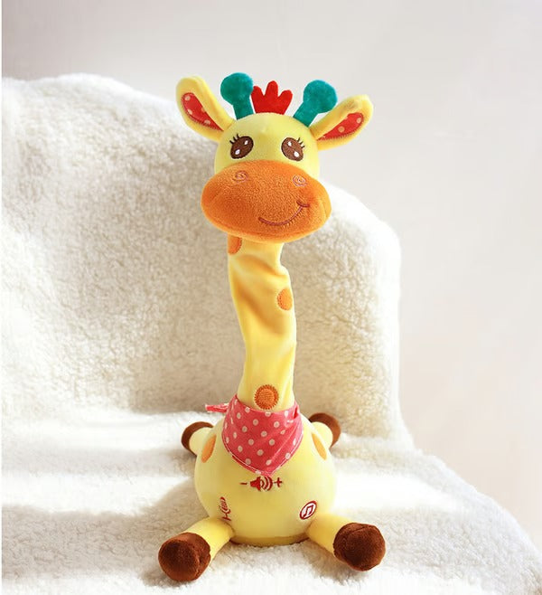 Singendes &amp; tanzendes Giraffen-Plüschtier | Wiederholt Sprache &amp; spielt 60 Kinderlieder | Kuschelig, interaktiv, ab Kleinkindalter