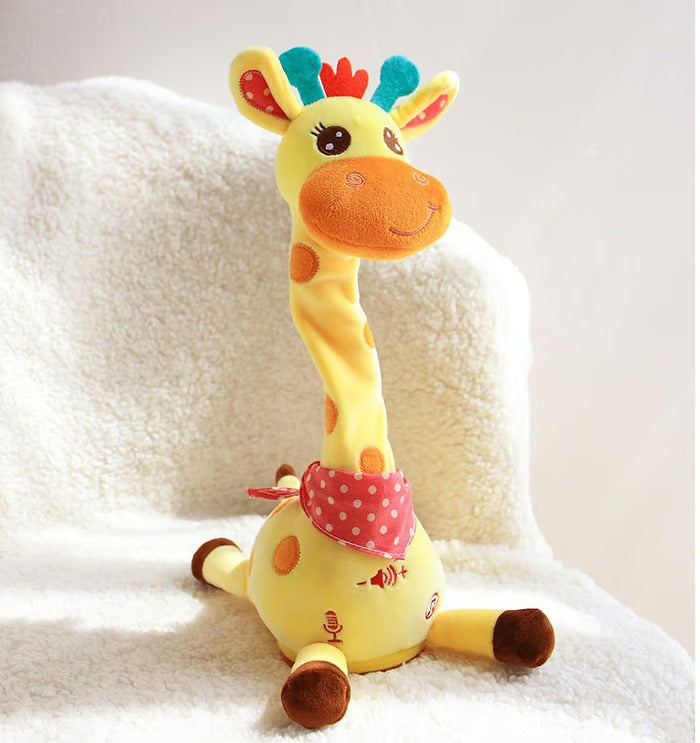 Singendes &amp; tanzendes Giraffen-Plüschtier | Wiederholt Sprache &amp; spielt 60 Kinderlieder | Kuschelig, interaktiv, ab Kleinkindalter