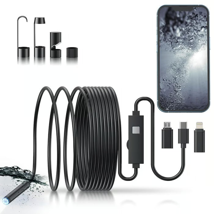 ZoomWand – Caméra d’inspection portable, compatible smartphone