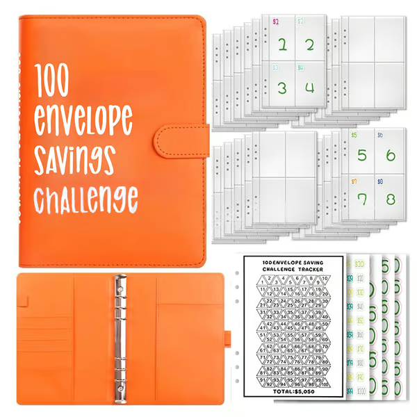 SaveWise – Das 100-Umschläge-Budgetierungs-Challenge-Buch