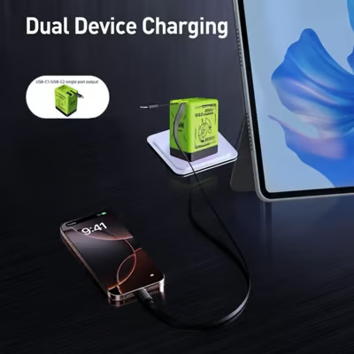 PowerNest – GaN-Dual-Port-Schnellladegerät