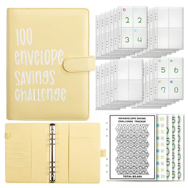 SaveWise – Das 100-Umschläge-Budgetierungs-Challenge-Buch