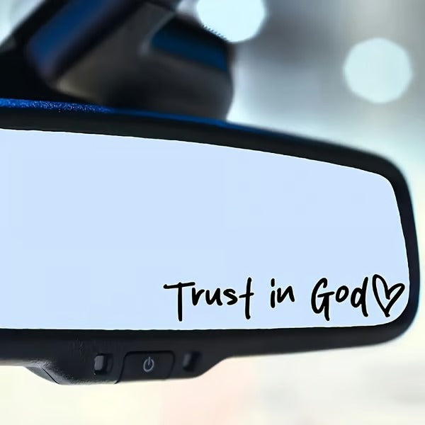 GraceMirror – Inspirierende Auto-Sticker mit christlicher Botschaft