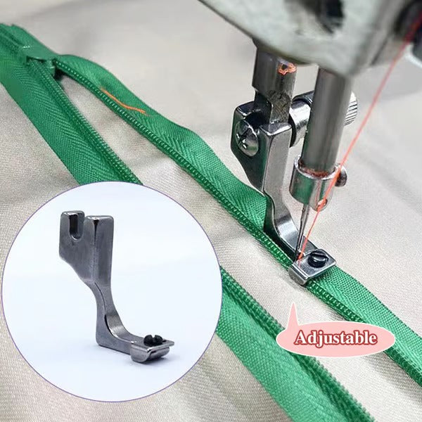 ZipAlign – Verstellbarer unsichtbarer Reißverschluss-Nähfuß