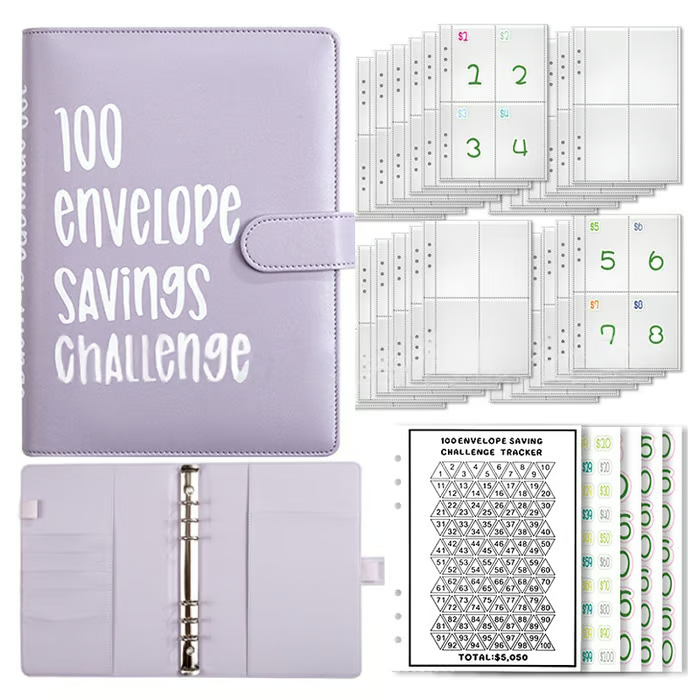 SaveWise – Das 100-Umschläge-Budgetierungs-Challenge-Buch