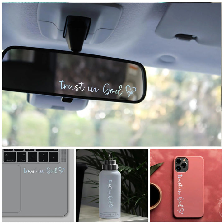 GraceMirror – Inspirierende Auto-Sticker mit christlicher Botschaft