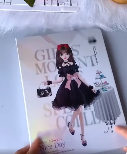 Magnetisches Anziehpuppen-Buch mit Outfits &amp; Accessoires | wiederverwendbares Mix-&amp;-Match-Set | kreatives Reisespiel für Kinder
