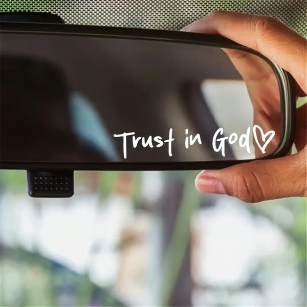 GraceMirror – Inspirierende Auto-Sticker mit christlicher Botschaft
