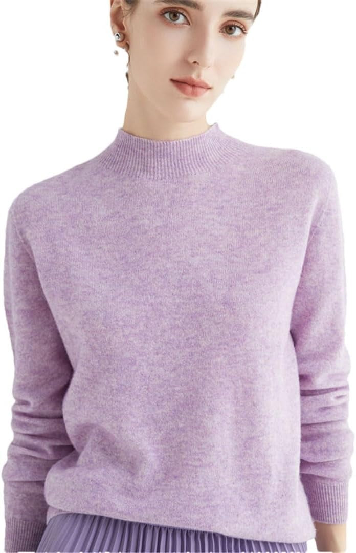 Damen Strickpullover | Figurbetonter Rippstrick-Pullover mit Rundhalsausschnitt und Stretch-Komfort