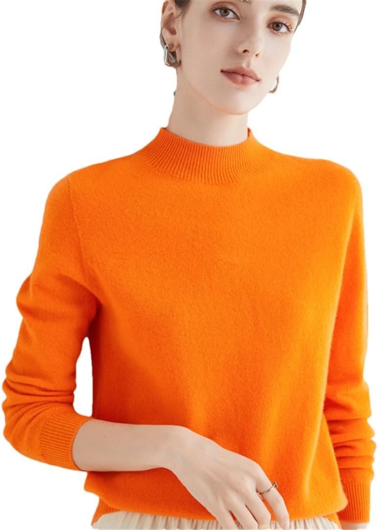 Damen Strickpullover | Figurbetonter Rippstrick-Pullover mit Rundhalsausschnitt und Stretch-Komfort