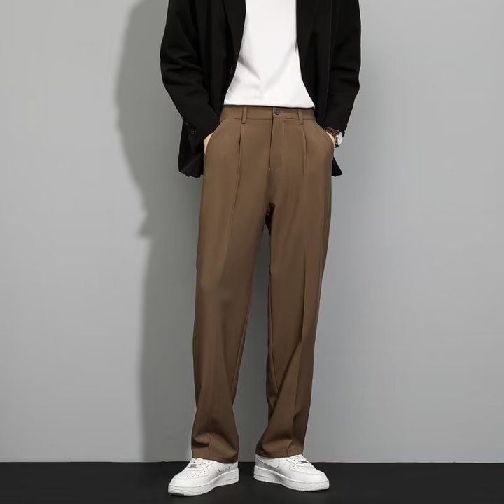 Atmungsaktive Stretchhose mit elastischem Bund &amp; Taschen | Ice-Silk kühlend, gerade Passform | Pflegeleicht, S–5XL