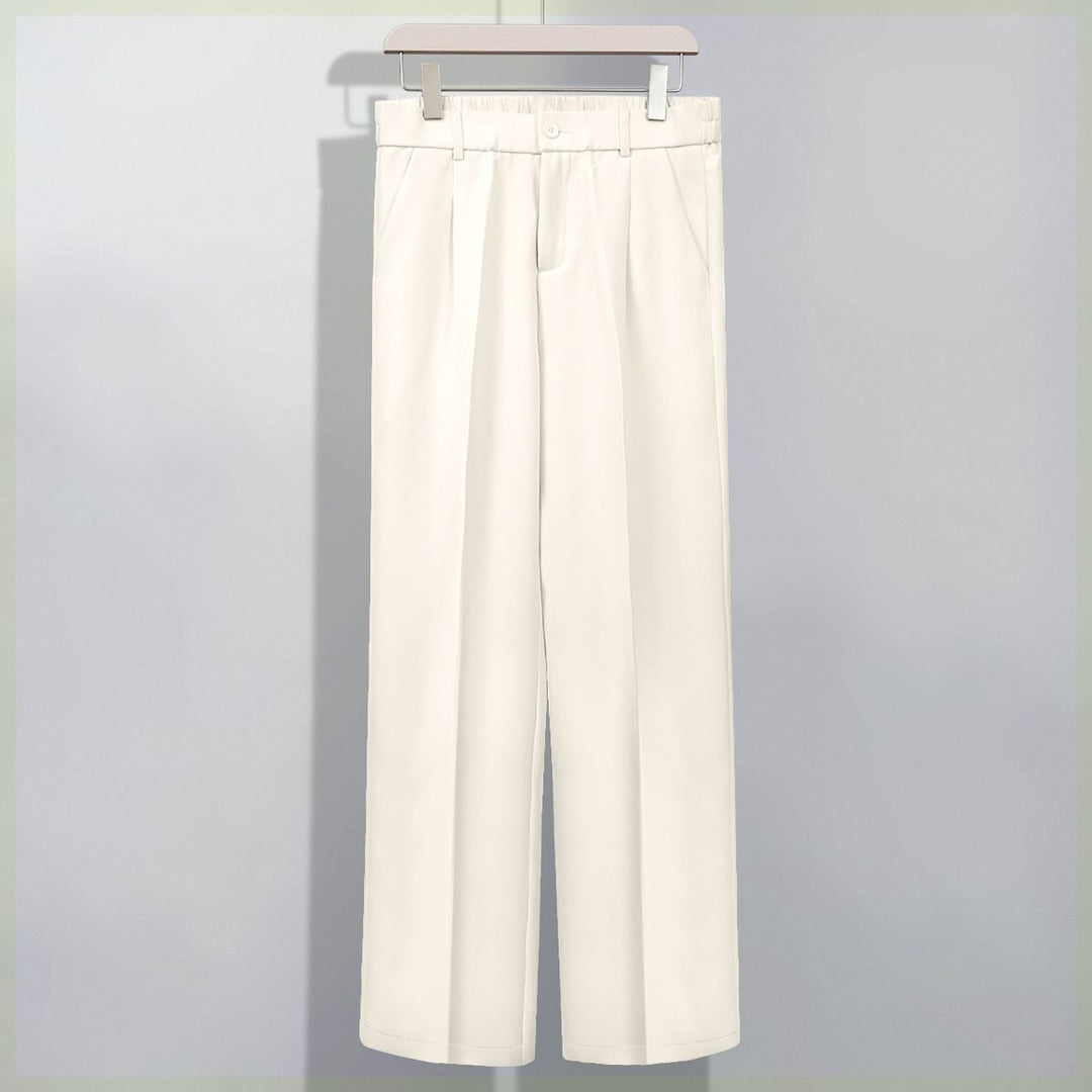 Atmungsaktive Stretchhose mit elastischem Bund &amp; Taschen | Ice-Silk kühlend, gerade Passform | Pflegeleicht, S–5XL