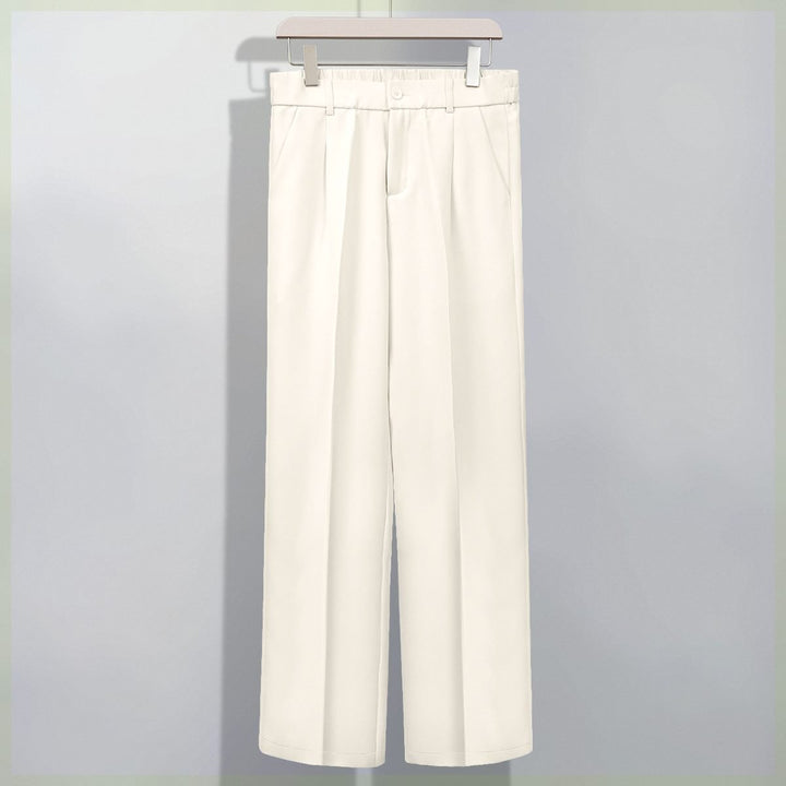 Atmungsaktive Stretchhose mit elastischem Bund &amp; Taschen | Ice-Silk kühlend, gerade Passform | Pflegeleicht, S–5XL