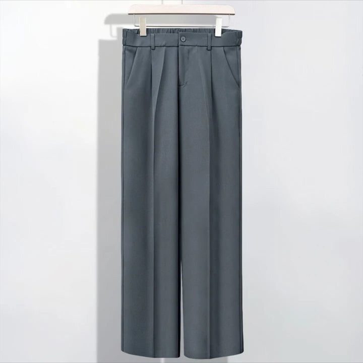 Atmungsaktive Stretchhose mit elastischem Bund &amp; Taschen | Ice-Silk kühlend, gerade Passform | Pflegeleicht, S–5XL
