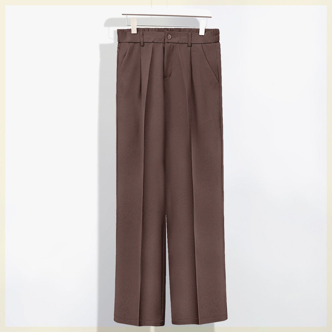 Atmungsaktive Stretchhose mit elastischem Bund &amp; Taschen | Ice-Silk kühlend, gerade Passform | Pflegeleicht, S–5XL