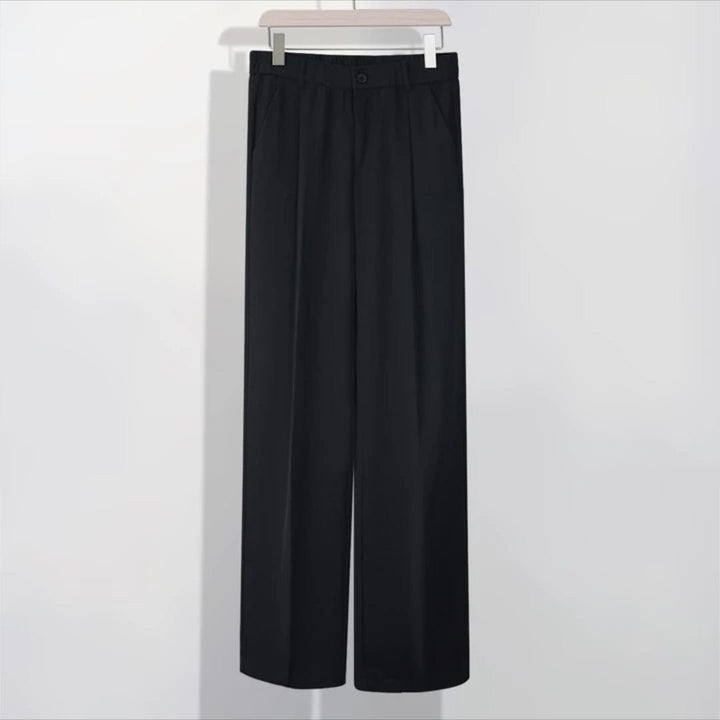 Atmungsaktive Stretchhose mit elastischem Bund &amp; Taschen | Ice-Silk kühlend, gerade Passform | Pflegeleicht, S–5XL