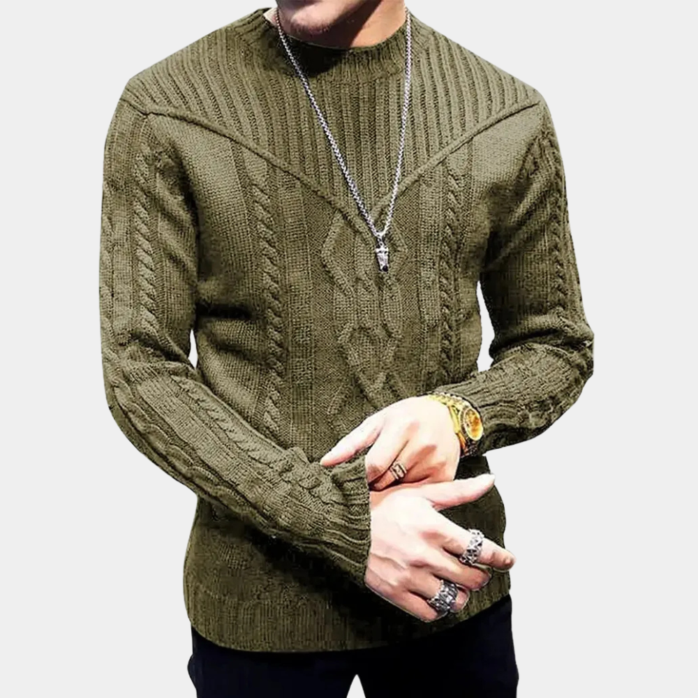Herren Winterpullover warm und atmungsaktiv | Bequemer Pullover mit vielseitigem Design für Alltag, Freizeit und besondere Anlässe