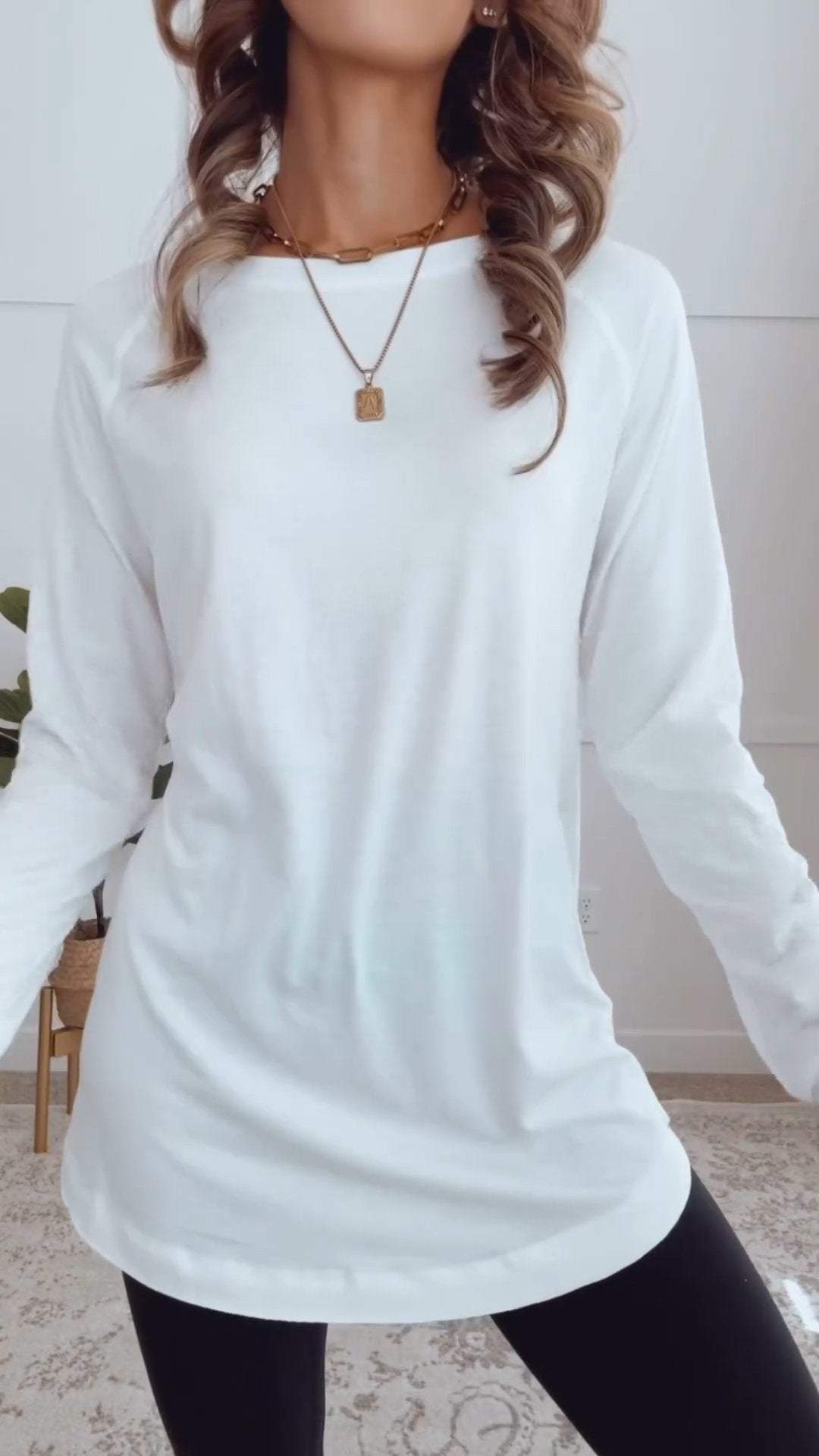 Vivienne™ Schmeichelhafte Lange Ärmel