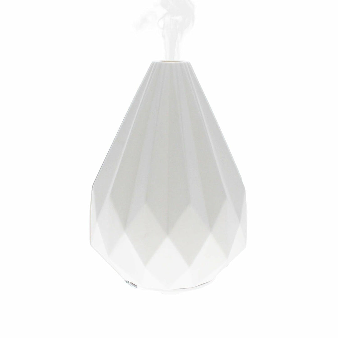Aroma-Diffuser mit Fernbedienung | Keramik-Duftdiffusor mit Atemlicht, Nachtmodus und über 6 Stunden Laufzeit