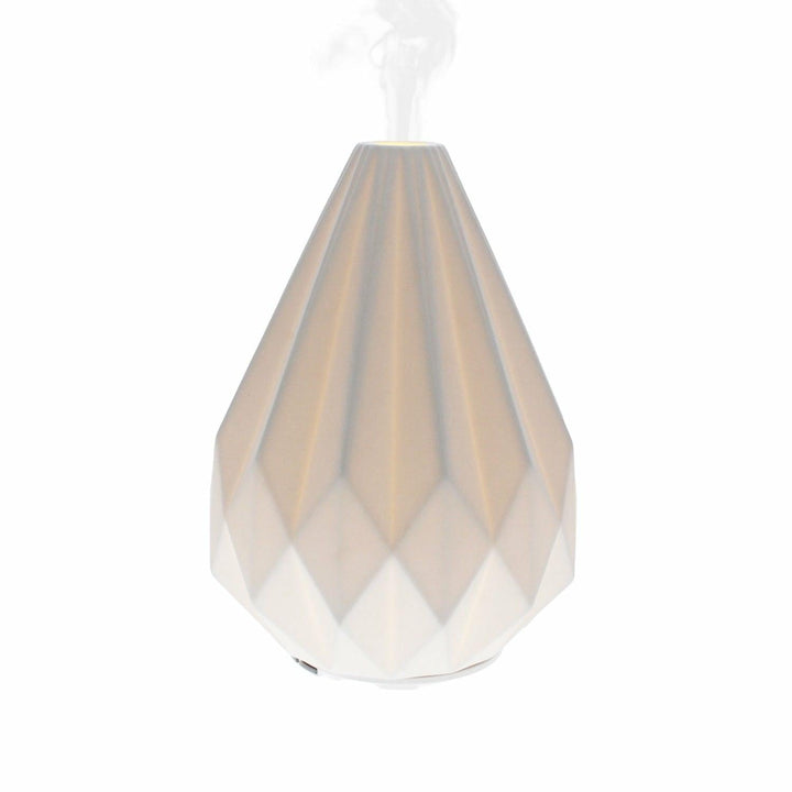 Aroma-Diffuser mit Fernbedienung | Keramik-Duftdiffusor mit Atemlicht, Nachtmodus und über 6 Stunden Laufzeit