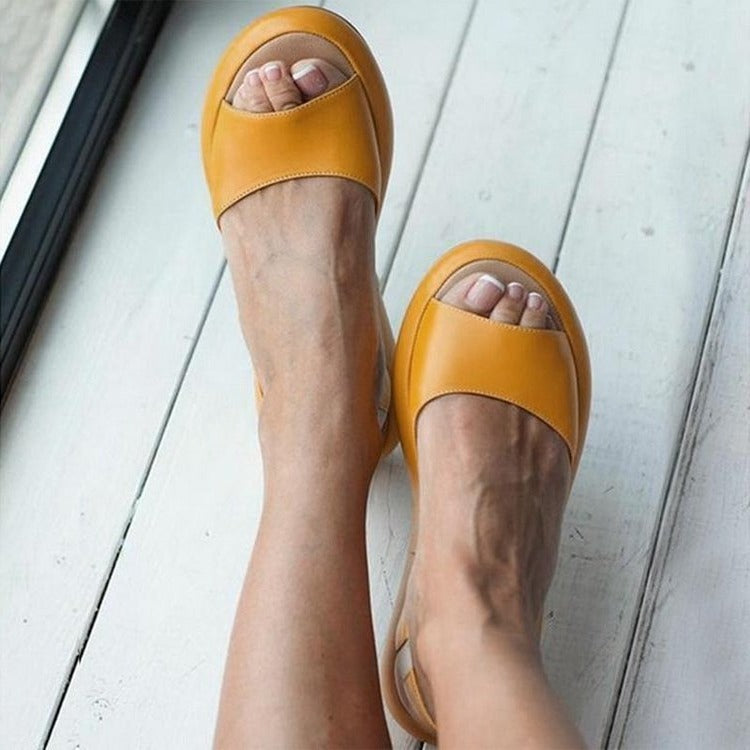 Damen-Sommersandalen aus Leder | gepolstertes Fußbett &amp; verstellbare Riemen | bequem für Alltag, Strand &amp; Party | 34–43