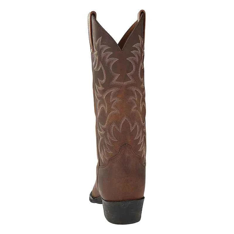 Damen Cowboystiefel im Western-Stil | Klassische Westernboots mit stabilem Absatz, hohem Schaft und dezenten Ziernähten