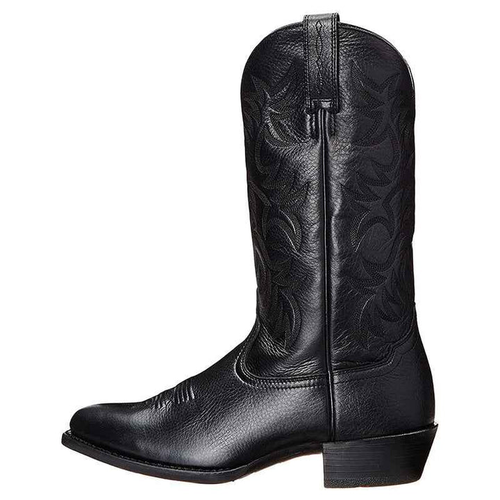 Damen Cowboystiefel im Western-Stil | Klassische Westernboots mit stabilem Absatz, hohem Schaft und dezenten Ziernähten