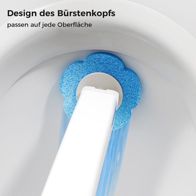 Antibakterielle Einweg-Toilettenbürste | Hygienische Reinigung &amp; Frischer Duft | Einfache Anwendung für sauberes Badezimmer