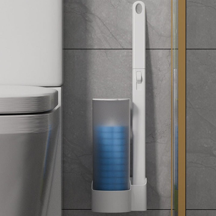 Antibakterielle Einweg-Toilettenbürste | Hygienische Reinigung &amp; Frischer Duft | Einfache Anwendung für sauberes Badezimmer