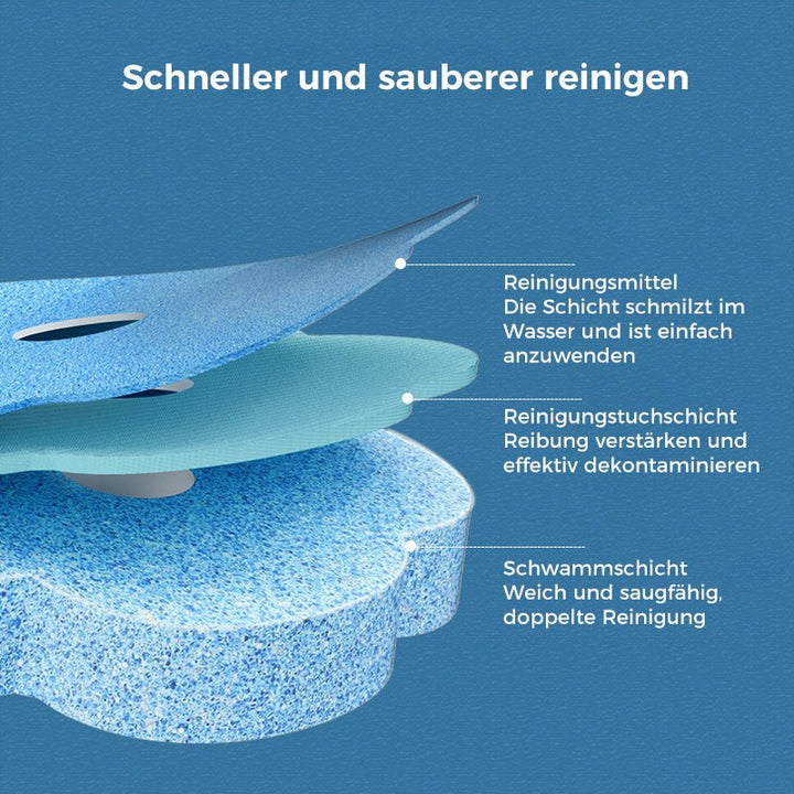 Antibakterielle Einweg-Toilettenbürste | Hygienische Reinigung &amp; Frischer Duft | Einfache Anwendung für sauberes Badezimmer