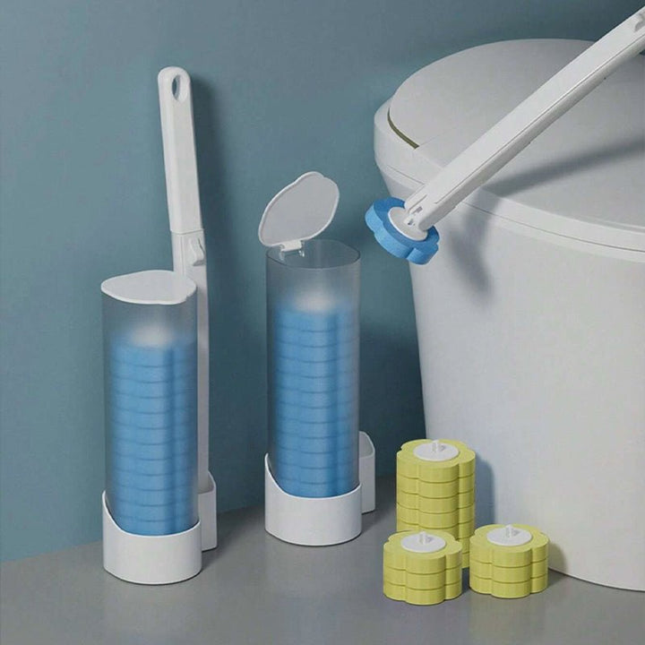 Antibakterielle Einweg-Toilettenbürste | Hygienische Reinigung &amp; Frischer Duft | Einfache Anwendung für sauberes Badezimmer