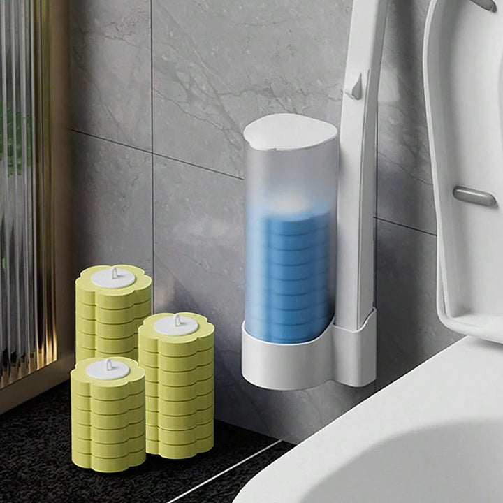 Antibakterielle Einweg-Toilettenbürste | Hygienische Reinigung &amp; Frischer Duft | Einfache Anwendung für sauberes Badezimmer