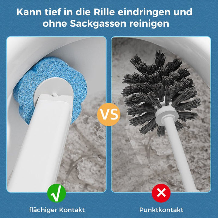 Antibakterielle Einweg-Toilettenbürste | Hygienische Reinigung &amp; Frischer Duft | Einfache Anwendung für sauberes Badezimmer