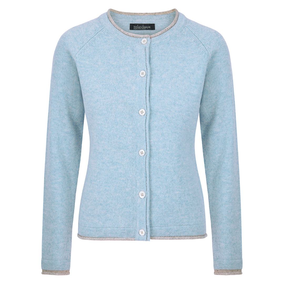 Damen Strickjacke | Kurze Cardigan-Jacke mit Raglanärmeln und geradem Schnitt
