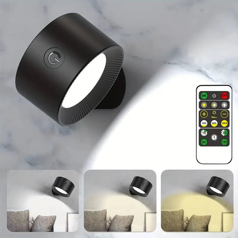 GlühendesWunder™ Lampada LED wireless 360° | Luce ambientale e controllo touch | Ricaricabile e design moderno